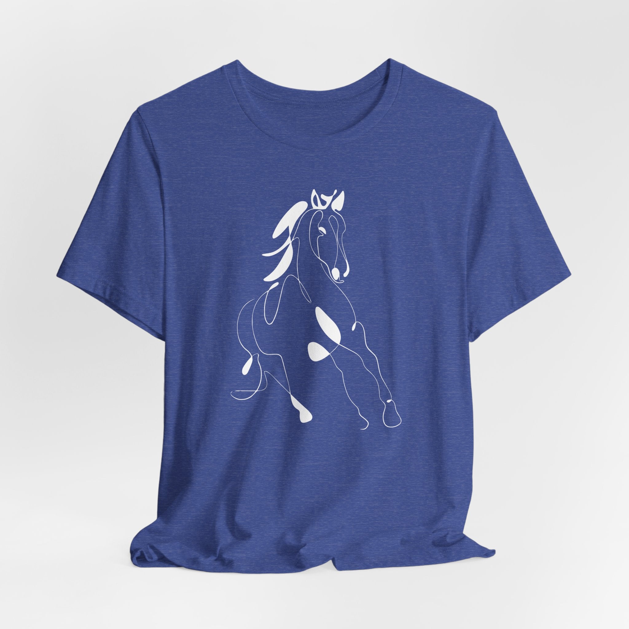 Horse #2: Horse Line Art T‑Shirt — Minimalist Equestrian Tee